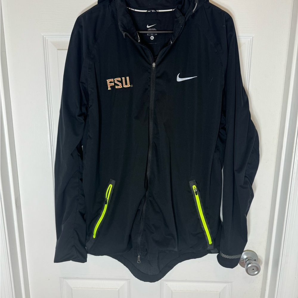 Nike Black Performance Jacket with Neon Accents